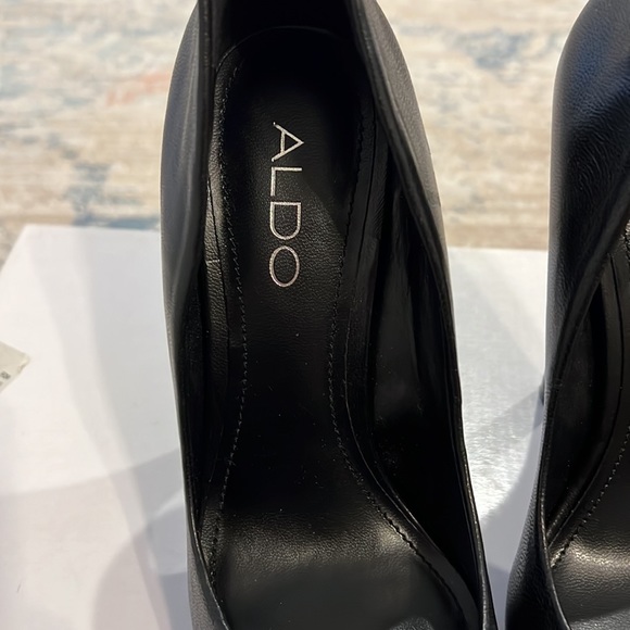 All Black ALDO Heels - Picture 8 of 12